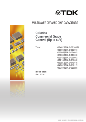 C3216X5R1E106M085AC Datasheet PDF TDK Corporation