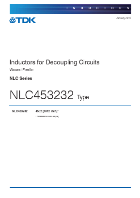 NLC453232T-101K-PF Datasheet PDF TDK Corporation
