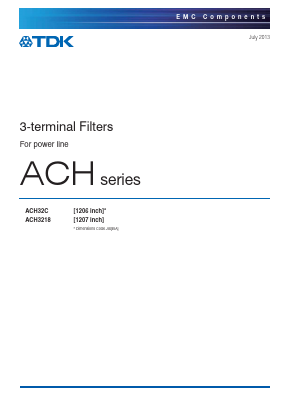 ACH3218-471-TD01 Datasheet PDF TDK Corporation
