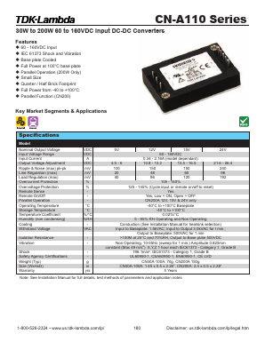 CN200A110-5 Datasheet PDF TDK Corporation