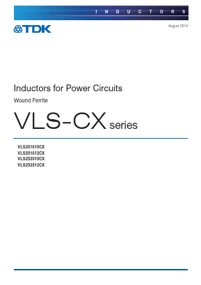 VLS201610CX-R24M Datasheet PDF TDK Corporation