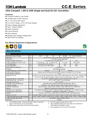 CC6-1203SF-E Datasheet PDF TDK Corporation