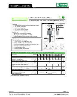 S16C150A Datasheet PDF Thinki Semiconductor Co., Ltd.