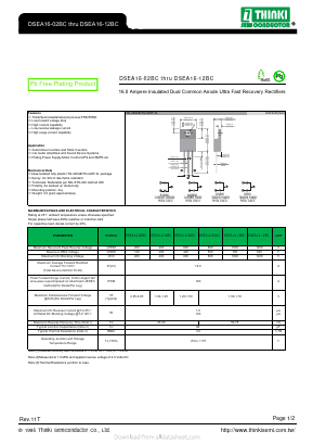 DSEA16-06BC Datasheet PDF Thinki Semiconductor Co., Ltd.