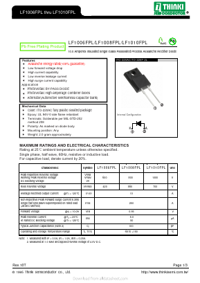 LF1006FPL Datasheet PDF Thinki Semiconductor Co., Ltd.