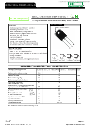 KCH30A15 Datasheet PDF Thinki Semiconductor Co., Ltd.