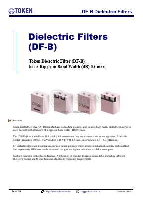 DF700S20B Datasheet PDF Token Electronics Industry Co., Ltd.