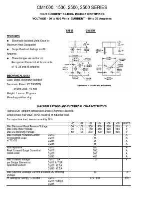 CM1502 Datasheet PDF Transys Electronics Limited