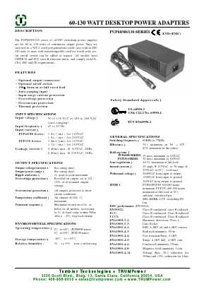 PUP80-17 Datasheet PDF Tumbler Technologies + TRUMPower