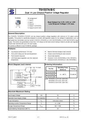 TS1537ACM5 Datasheet PDF TSC Corporation