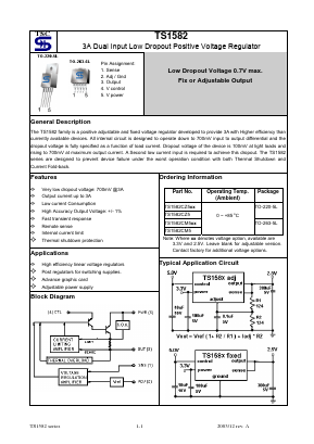 TS1582CM525 Datasheet PDF TSC Corporation