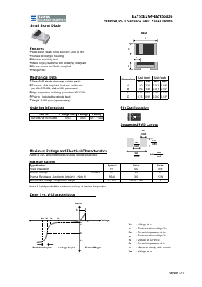 BZY55B16 Datasheet PDF TSC Corporation