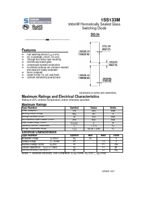 1S133M Datasheet PDF TSC Corporation