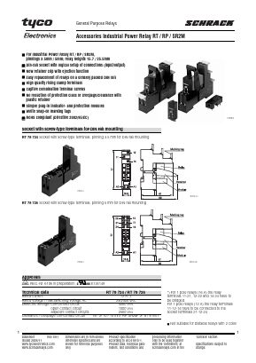 6-1415036-1 Datasheet PDF Tyco Electronics -> TE Connectivity