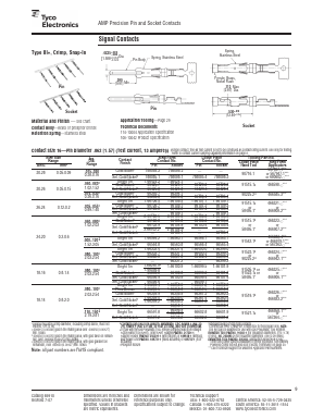 205202-7T Datasheet PDF TE Connectivity