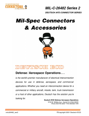 MIL-C-26482 Datasheet PDF TE Connectivity