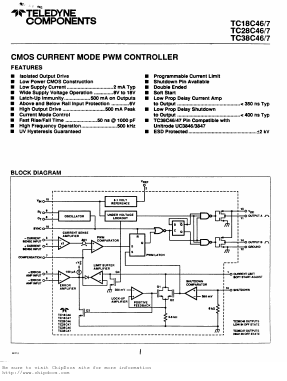 TC18C46MJE Datasheet PDF TelCom Semiconductor Inc => Microchip