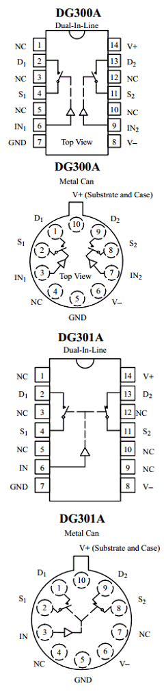 DG300ACJ Datasheet PDF Temic Semiconductors