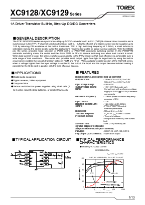 XC9129D45CAR-G Datasheet PDF TOREX SEMICONDUCTOR
