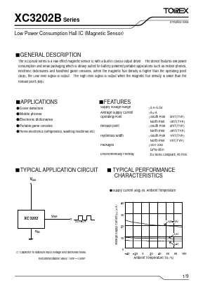 XC3202B183MR-G Datasheet PDF TOREX SEMICONDUCTOR