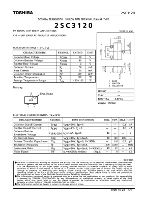 C3120 Datasheet PDF Toshiba