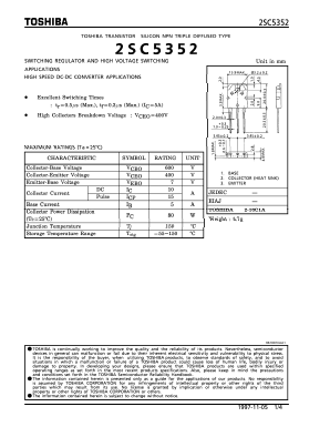 2SC5352 Datasheet PDF Toshiba