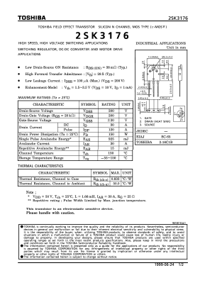 2SK3176 Datasheet PDF Toshiba