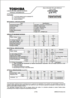 LTM10C348S Datasheet PDF Toshiba