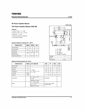 S-AV5 Datasheet PDF Toshiba