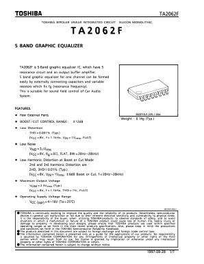 TA2062 Datasheet PDF Toshiba