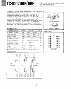 TC4007 Datasheet PDF Toshiba