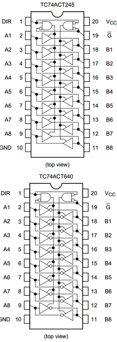 TC74ACT245F Datasheet PDF Toshiba
