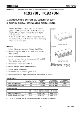 TC9270N Datasheet PDF Toshiba