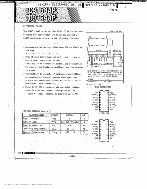 TC9153 Datasheet PDF Toshiba
