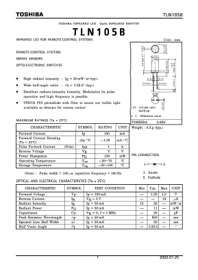 TLN105B Datasheet PDF Toshiba