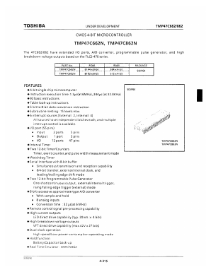 TMP47C862 Datasheet PDF Toshiba