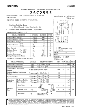 C2555 Datasheet PDF Toshiba