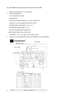 TA7323P Datasheet PDF Toshiba