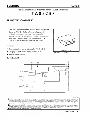 TA8523F Datasheet PDF Toshiba