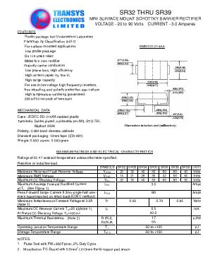 SR38 Datasheet PDF Transys Electronics Limited