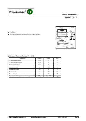 FMMTL717 Datasheet PDF TY Semiconductor