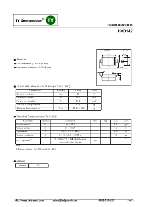 HVD142 Datasheet PDF TY Semiconductor