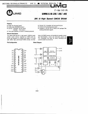 UM6116-35 Datasheet PDF UMC Corporation