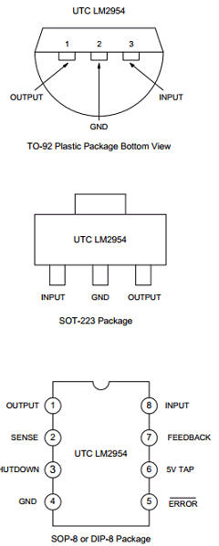 LM2954-XX-S08-R Datasheet PDF Unisonic Technologies