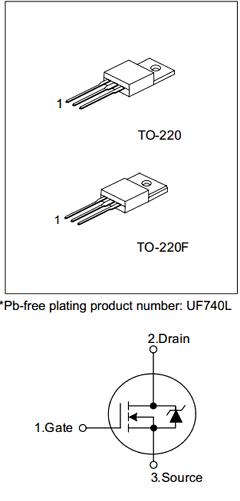 UF740-TA3-T Datasheet PDF Unisonic Technologies