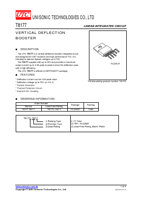 T8177 Datasheet PDF Unisonic Technologies