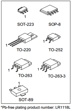 LR1118-30-TQ2-B-R Datasheet PDF Unisonic Technologies