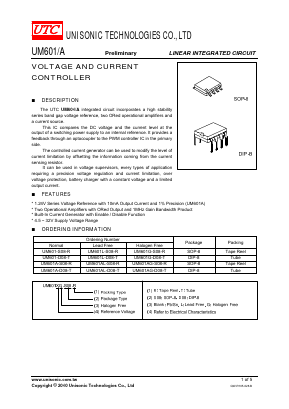 UM601G-D08-T Datasheet PDF Unisonic Technologies