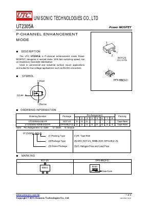 UT2305A Datasheet PDF Unisonic Technologies