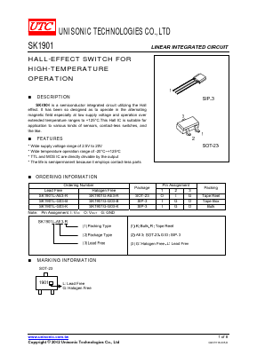 SK1901G Datasheet PDF Unisonic Technologies